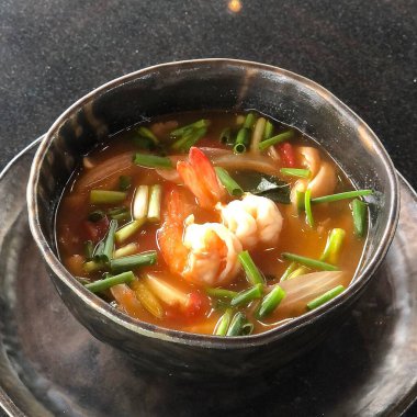 Lezzetli Asya mutfağının yakın görüntüsü