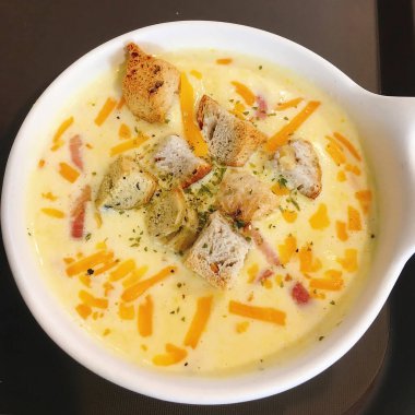 Lezzetli yiyeceklere yakın.