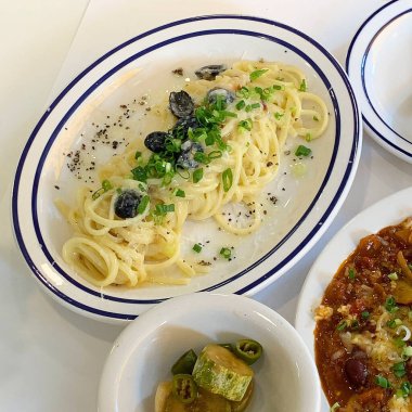 Lezzetli yiyeceklerin yakın görüntüsü