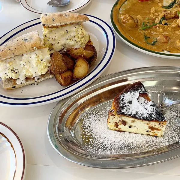 Lezzetli yiyeceklerin yakın görüntüsü