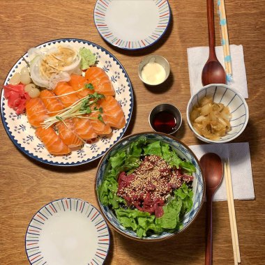 Japon usulü suşi..