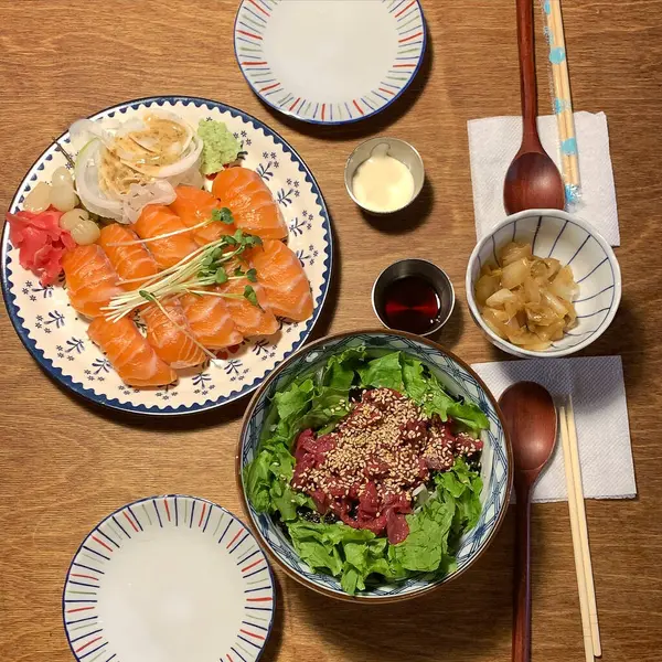 Japon usulü suşi..