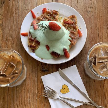 Lezzetli bir yemeğin yakın çekimi.