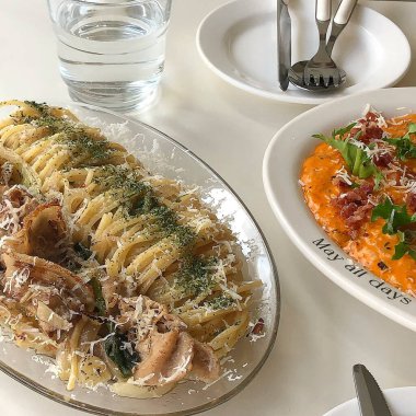 Domates soslu makarna.