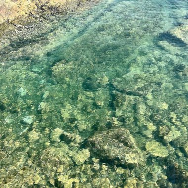 Deniz manzarası çok güzel. Doğa