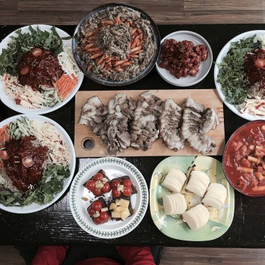 Lezzetli yemekler, seçici odaklanma.