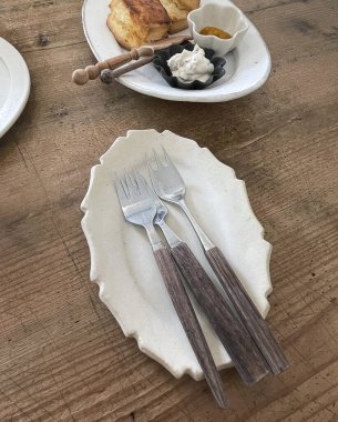 Lezzetli yiyeceklere yakın.