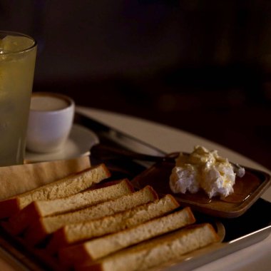 Restoranda nefis bir kahvaltı.