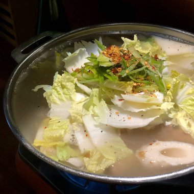 Lezzetli Asya mutfağının yakın görüntüsü