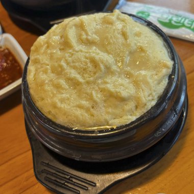 Lezzetli Asya yemeklerinin yakın görüntüsü