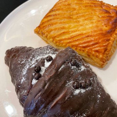 Lezzetli pastanın yakın görüntüsü