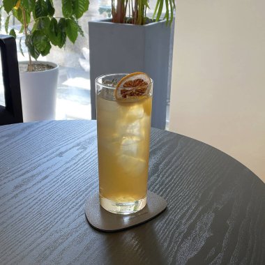 Lezzetli Asya içeceğinin yakın görüntüsü