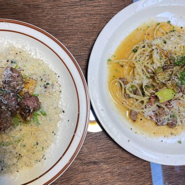 etli ve sebzeli makarna