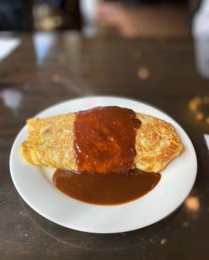 Lezzetli yiyeceklerin yakın görüntüsü