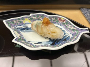 Lezzetli Asya yemeklerinin yakın görüntüsü