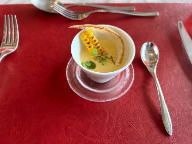 Lezzetli yiyeceklerin yakın görüntüsü