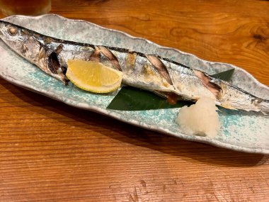 Lezzetli Asya yemeklerinin yakın görüntüsü