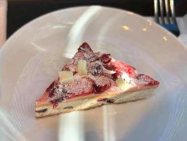 Lezzetli yiyeceklere yakın.