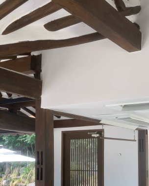 Japon tarzı ahşap tavan Japon tarzı.