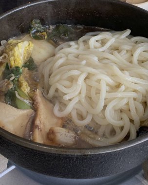 Lezzetli Asya mutfağının yakın görüntüsü