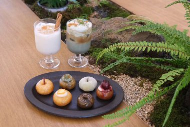 Lezzetli tatlı manzarası