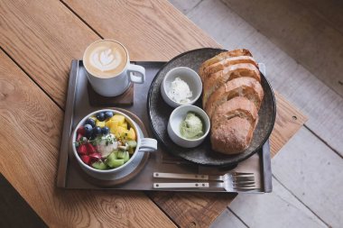 Masada nefis bir kahvaltı.