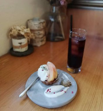 Tabak lezzetli yiyecek