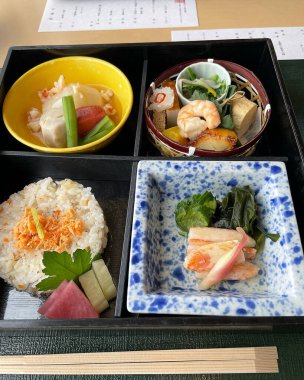 Lezzetli yiyeceklerin yakın görüntüsü