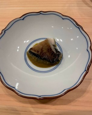 Sebzeli ve otlu Japon balığı.