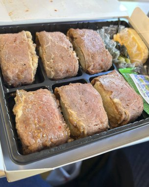 Lezzetli yiyeceklerin yakın görüntüsü