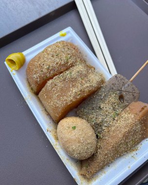 Lezzetli bir tabağa yakın.