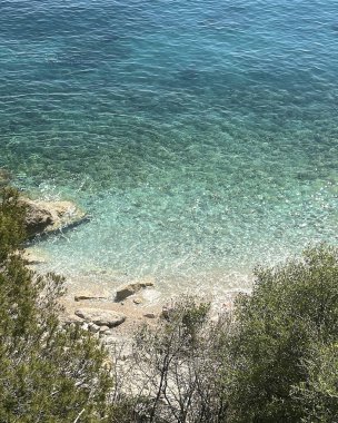 Dalgalı güzel deniz kıyıları