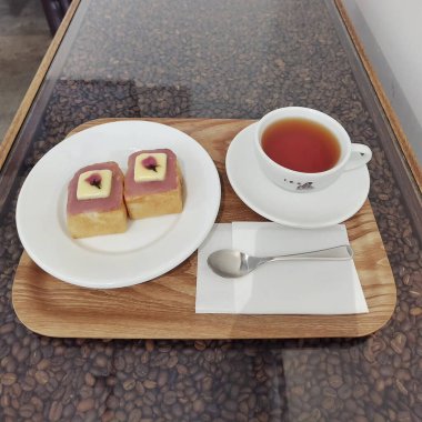 Lezzetli ve tatlı çay