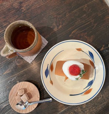 Lezzetli ve sağlıklı kahvaltı.