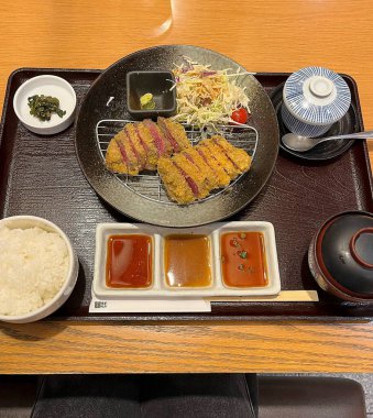 Kızarmış domuz eti fotoğrafı.