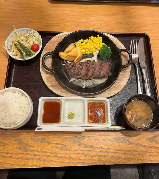 Japon mutfağının yakın plan çekimi.