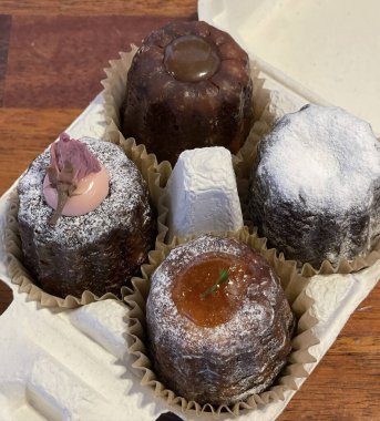 Lezzetli çöreklerden yakın çekim.