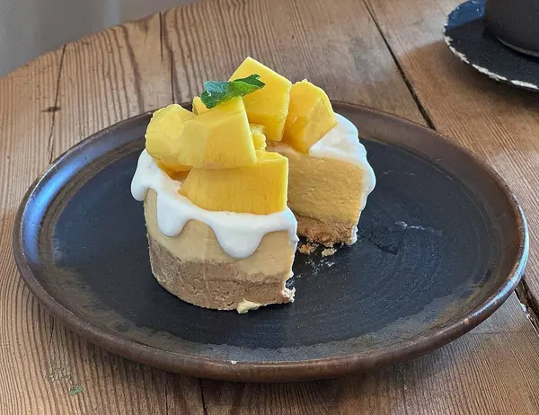 Tatlı ve lezzetli cheesecake