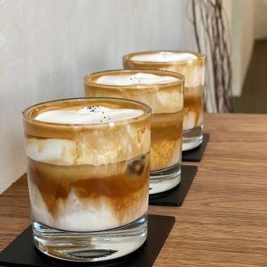 Lezzetli Asya mutfağının yakın görüntüsü