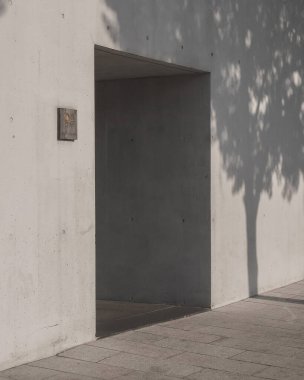 Sokak duvarı arka planı, modern arka plan, depo tuğla duvarlı boş Grunge şehir sokağı