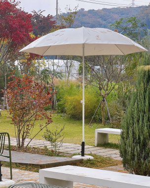 Bahçedeki şemsiye