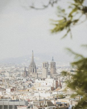 Notre dame de la garde katedralinin tepesinden manzara