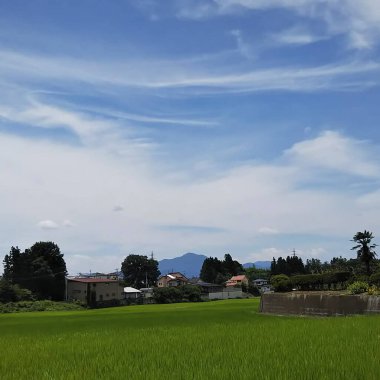 İsrail 'in kuzeyindeki Akdeniz adasının manzarası.