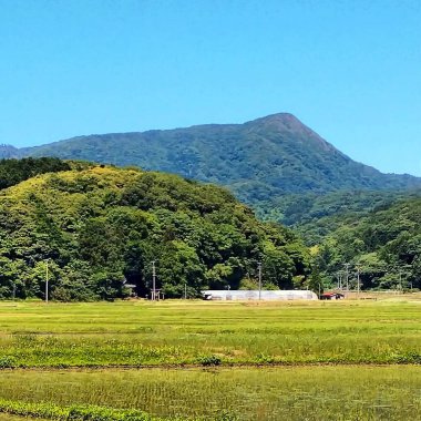 Dağlardaki güzel bir vadi manzarası