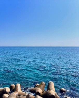 Yaz aylarında deniz.