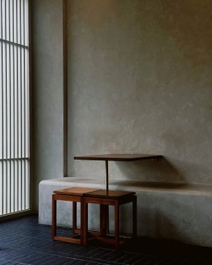 Kafedeki modern tablo, iç tasarım