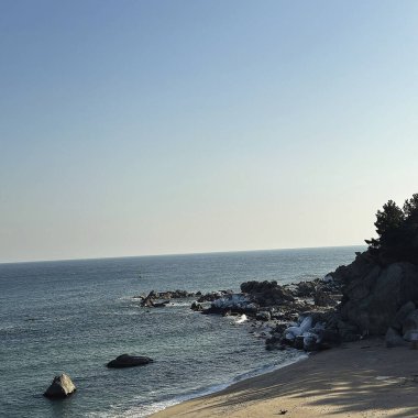 Deniz manzarası çok güzel. Doğa