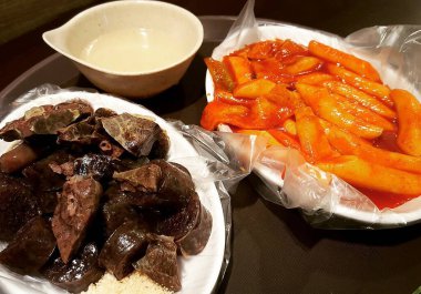 Kızarmış domuz eti fotoğrafı.