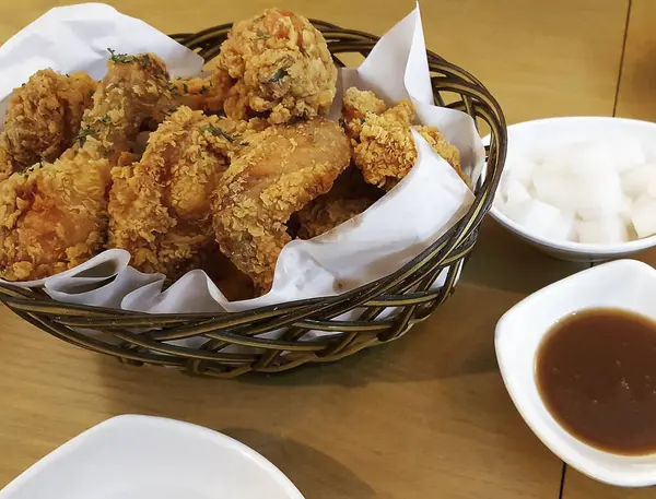 Kızarmış domuz eti fotoğrafı.