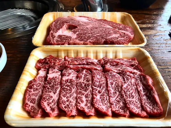 Lezzetli yiyeceklerin yakın görüntüsü